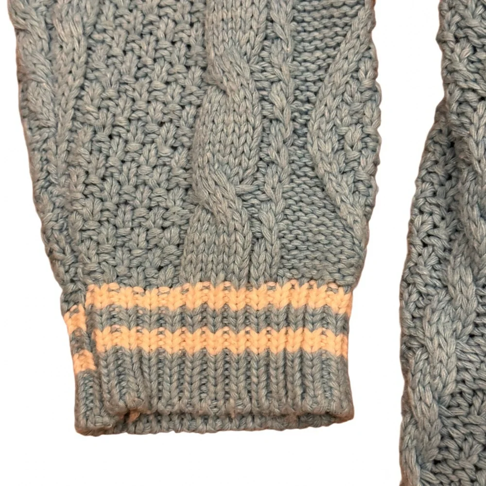 Taylor Swift Light Blue Cable Knit Cardigan M/L 1989 Taylor’s Version - Picture 6 of 16